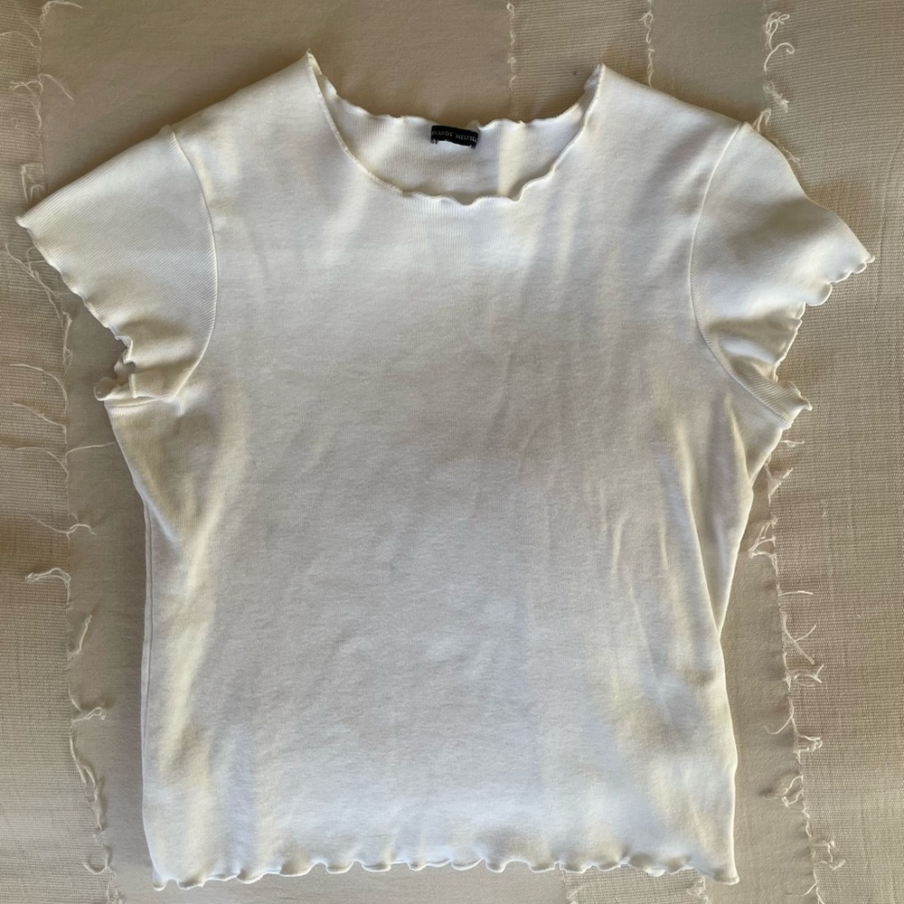 brandy melville ashlyn ruffle top